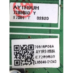 MAIN PARA SMART TV PHILIPS / NUMERO DE PARTE AY1R9-MMA / BAY1RSG0201 / AY1R9UH / Y1R9M10020813 / E7289880 / L05040-01343 / MODELO 55PFL5402/F7C
